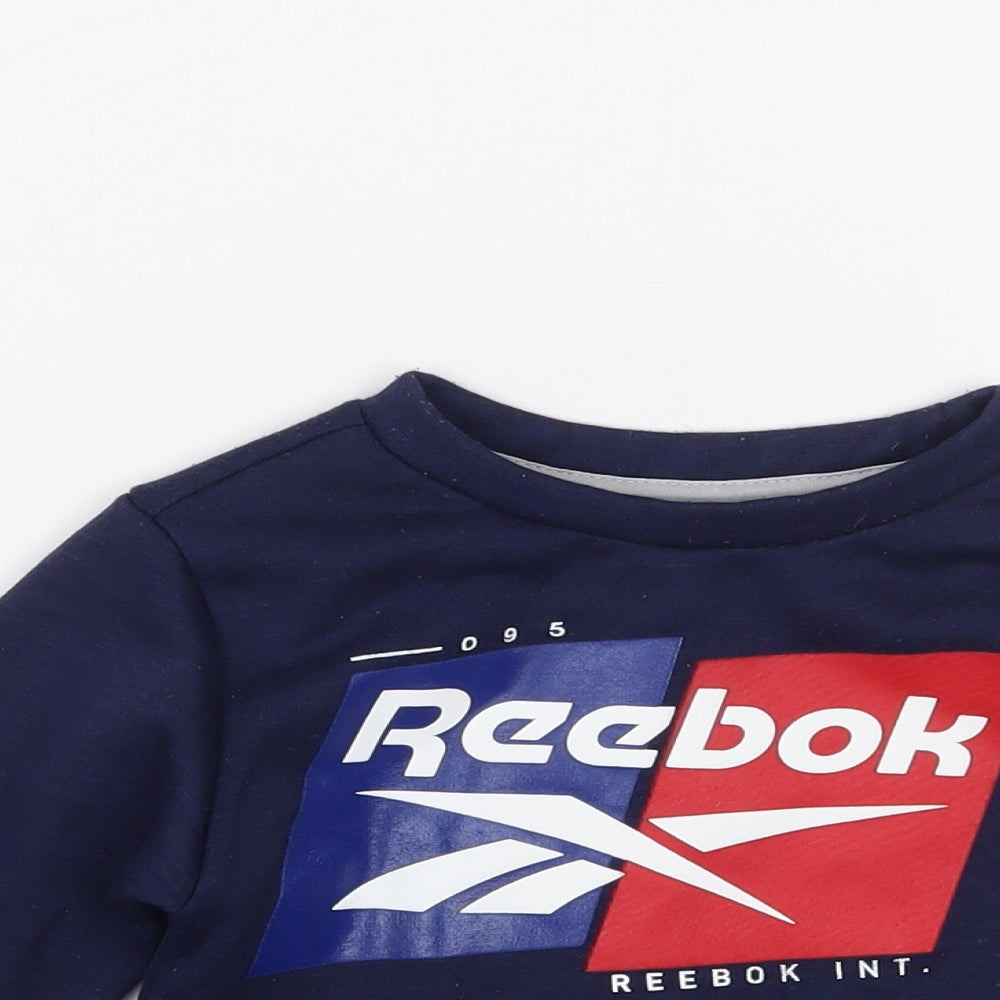 Reebok Boys Blue   Pullover Jumper Size 18-24 Months