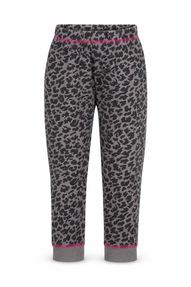 Lily & dan Girls Grey Animal Print   Pyjama Pants Size 5-6 Years