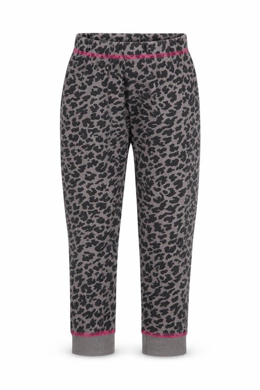 Lily & dan Girls Grey Animal Print   Pyjama Pants Size 5-6 Years