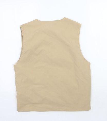 SHEIN Womens Beige   Gilet Jacket Size S
