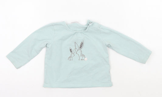 NEXT Girls Green   Basic T-Shirt Size 3-6 Months