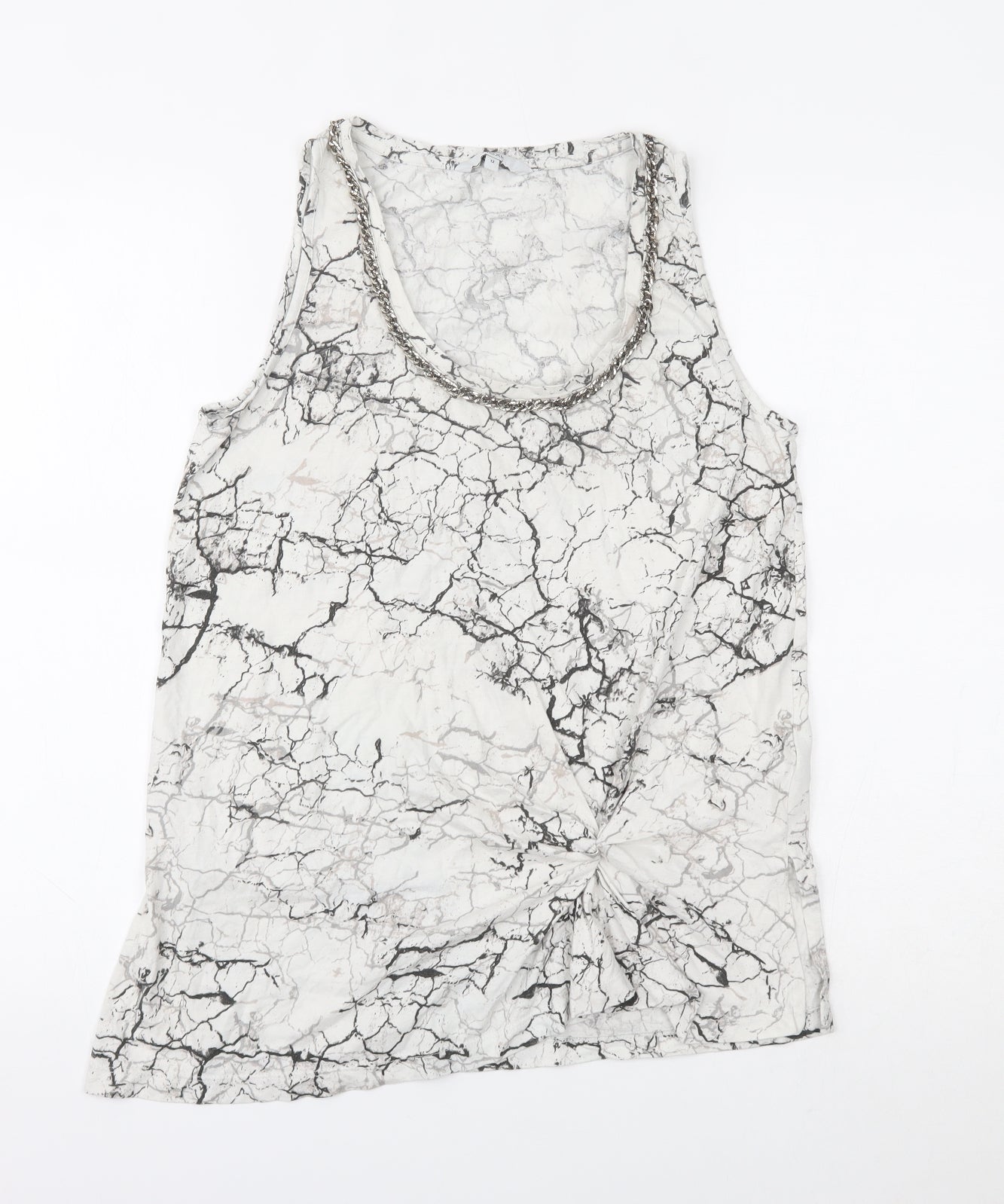 NEXT Womens White   Basic Tank Size 12