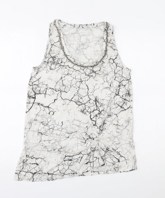 NEXT Womens White   Basic Tank Size 12