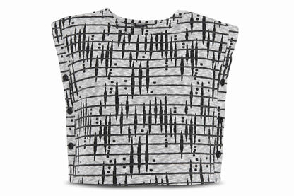 Saloos Womens Grey Check  Basic Blouse Size L
