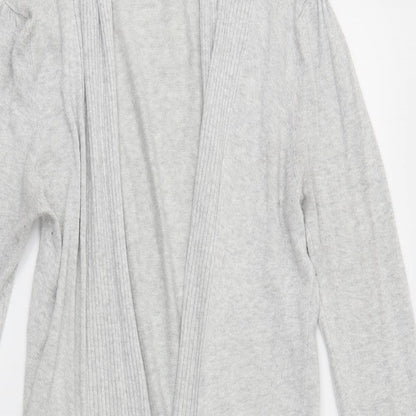 Preloved TU Womens Grey   Cardigan Jumper Size 12 - Detail