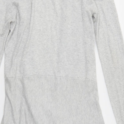 Preloved TU Womens Grey   Cardigan Jumper Size 12 - Label