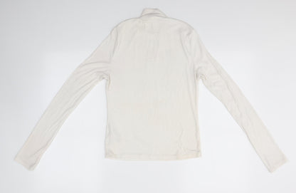 Miss Selfridge Womens Ivory   Basic Blouse Size 10