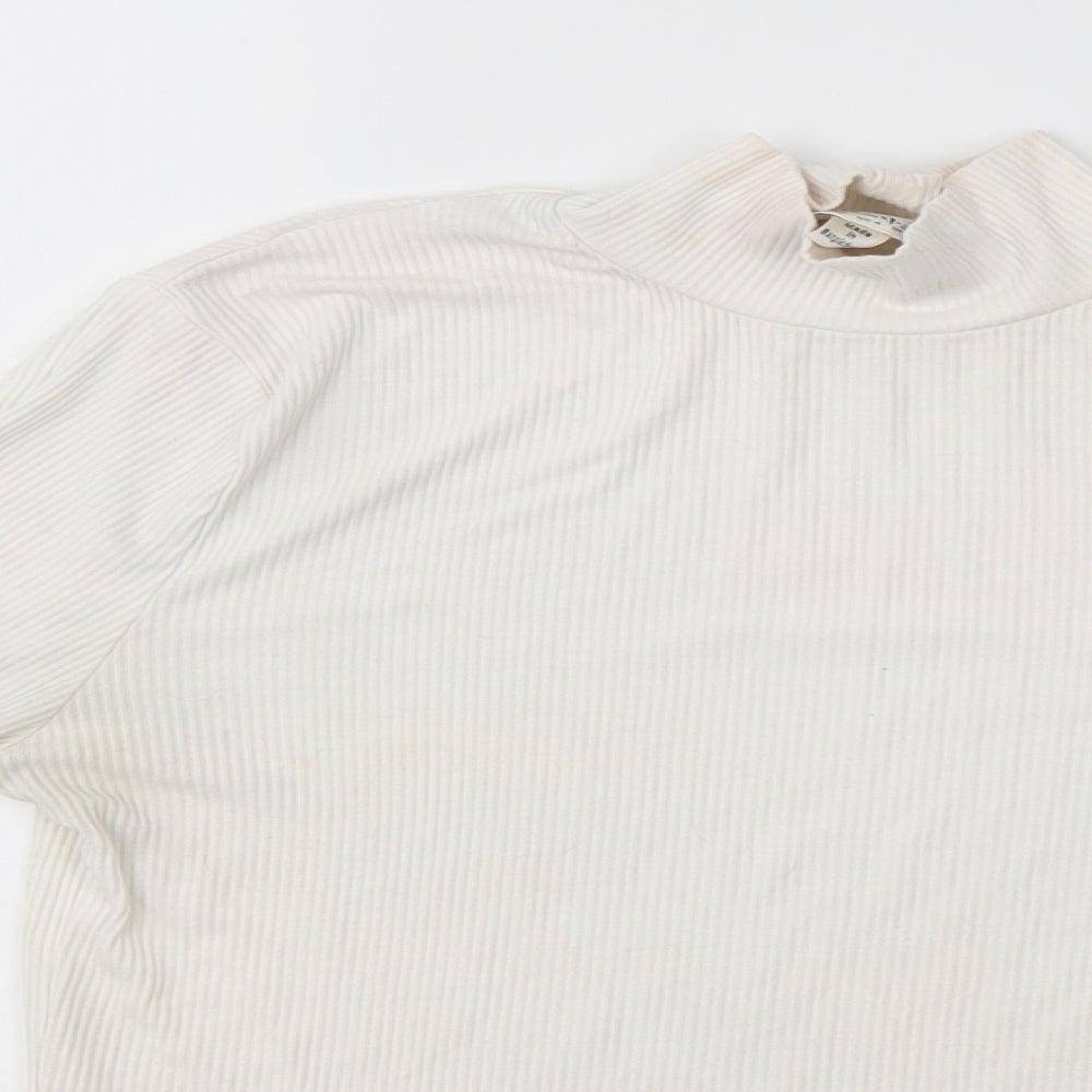 Miss Selfridge Womens Ivory   Basic Blouse Size 10