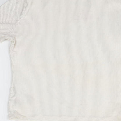 Miss Selfridge Womens Ivory   Basic Blouse Size 10