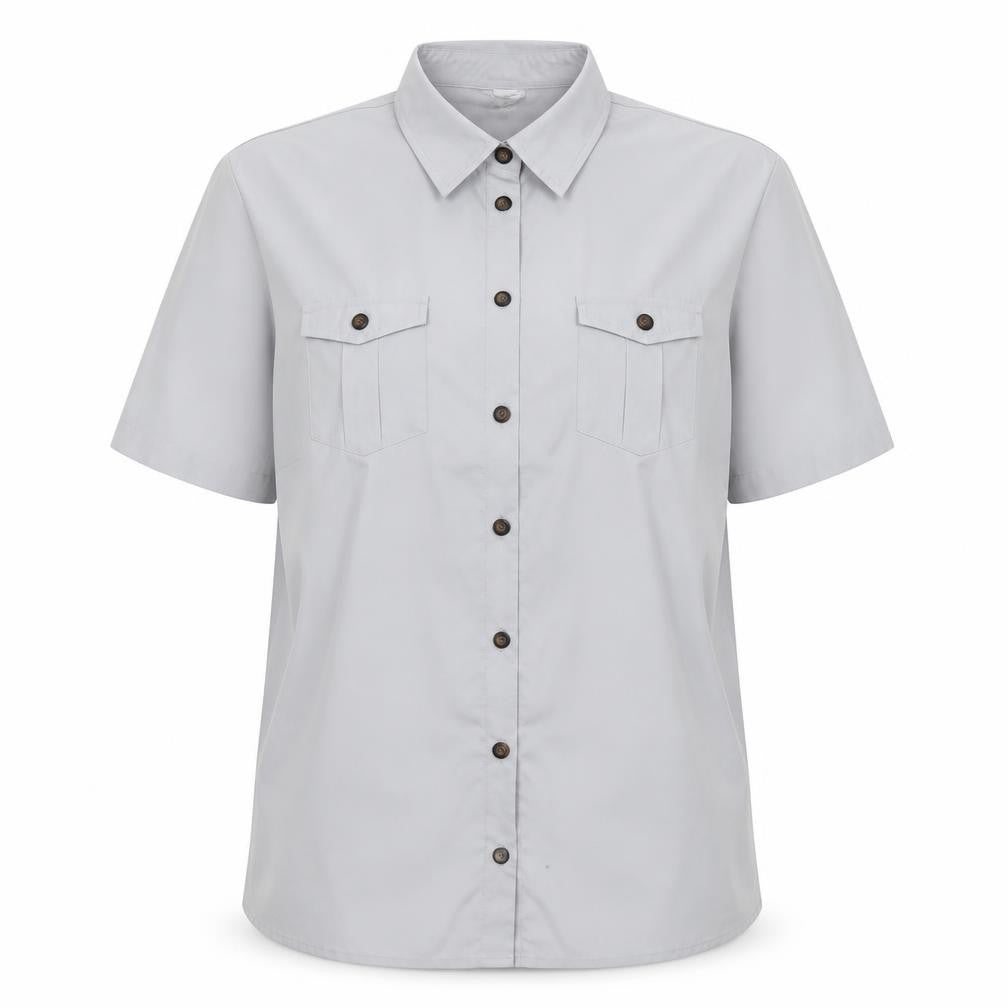 Preworn Womens Grey   Basic Button-Up Size 20