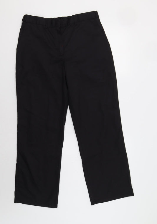 Alexandra Womens Black   Dress Pants Trousers Size 12 L30 in