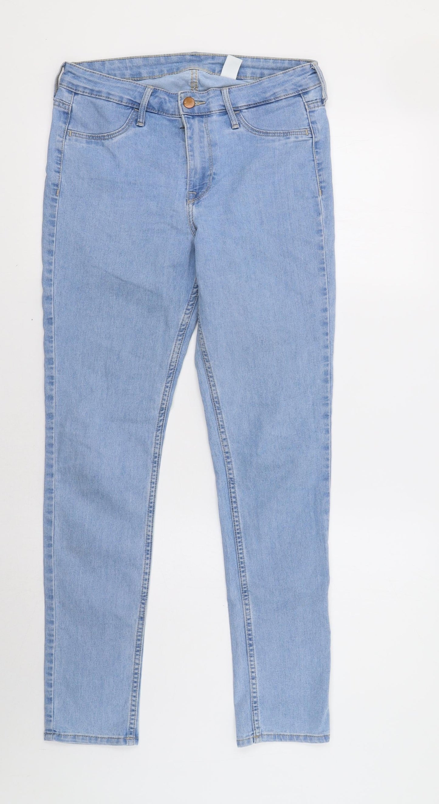 & Denim Womens Blue   Skinny Jeans Size 10 L29 in
