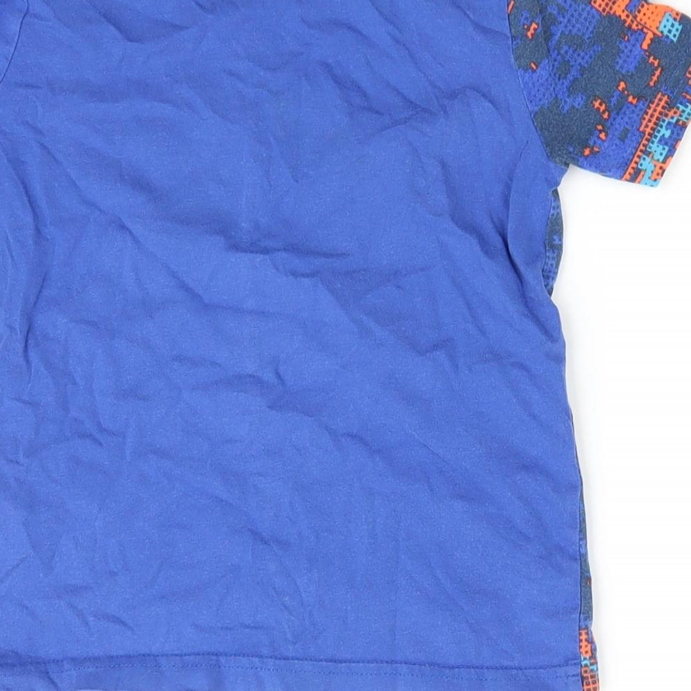 Nerf Nation Boys Blue   Basic T-Shirt Size 4-5 Years