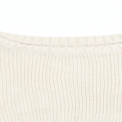 Nasty Gal Womens Beige   Pullover Jumper Size M