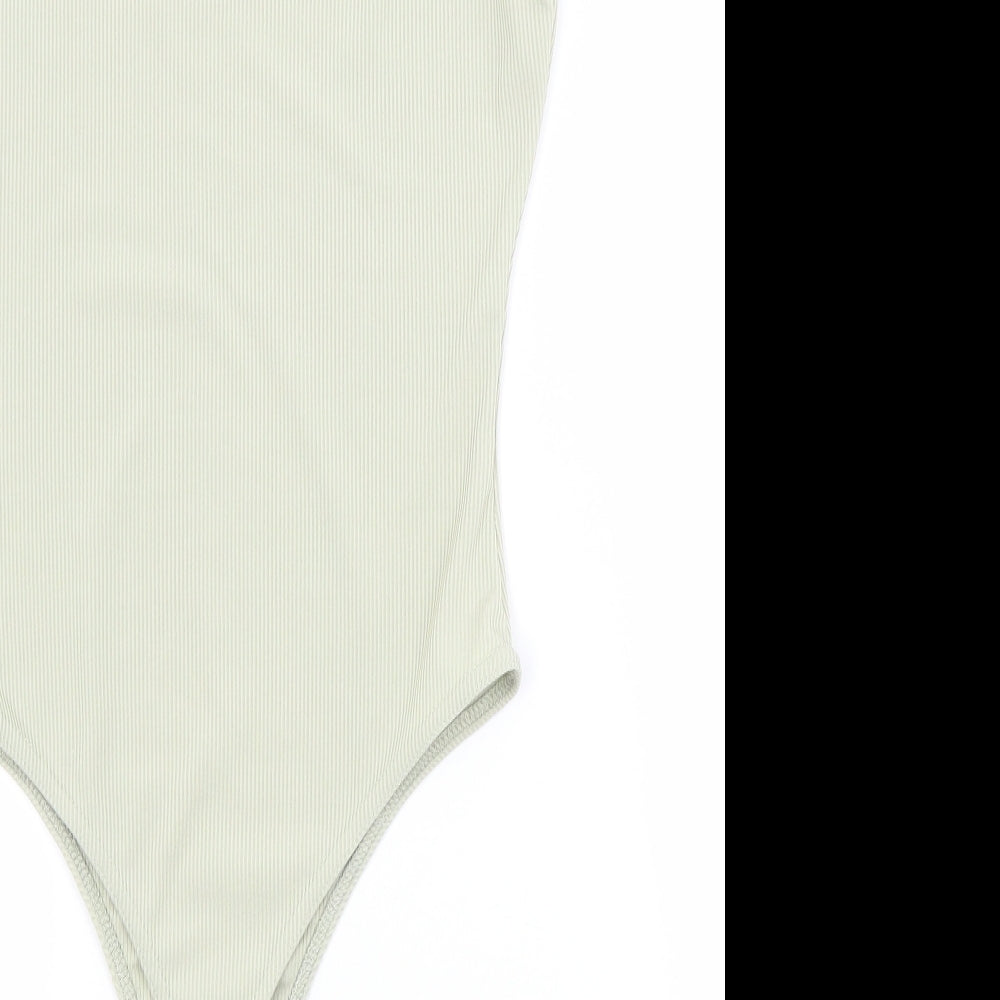 Boohoo Womens Green   Unitard One-Piece Size 12