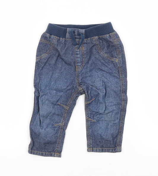 George Baby Blue   Sweatpants Jeans Size 6-9 Months
