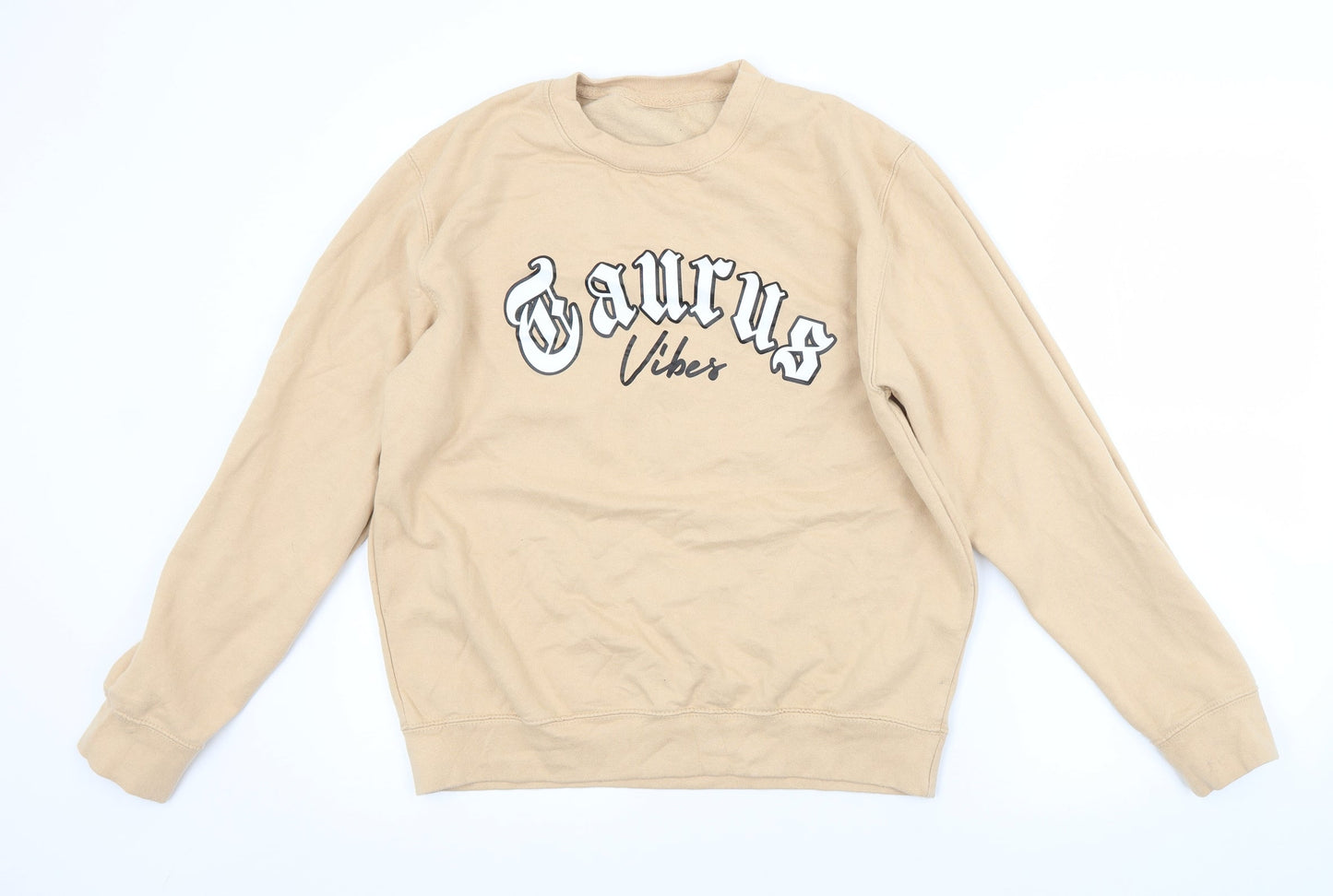 Preworn Womens Beige   Pullover Sweatshirt   - TAURUS