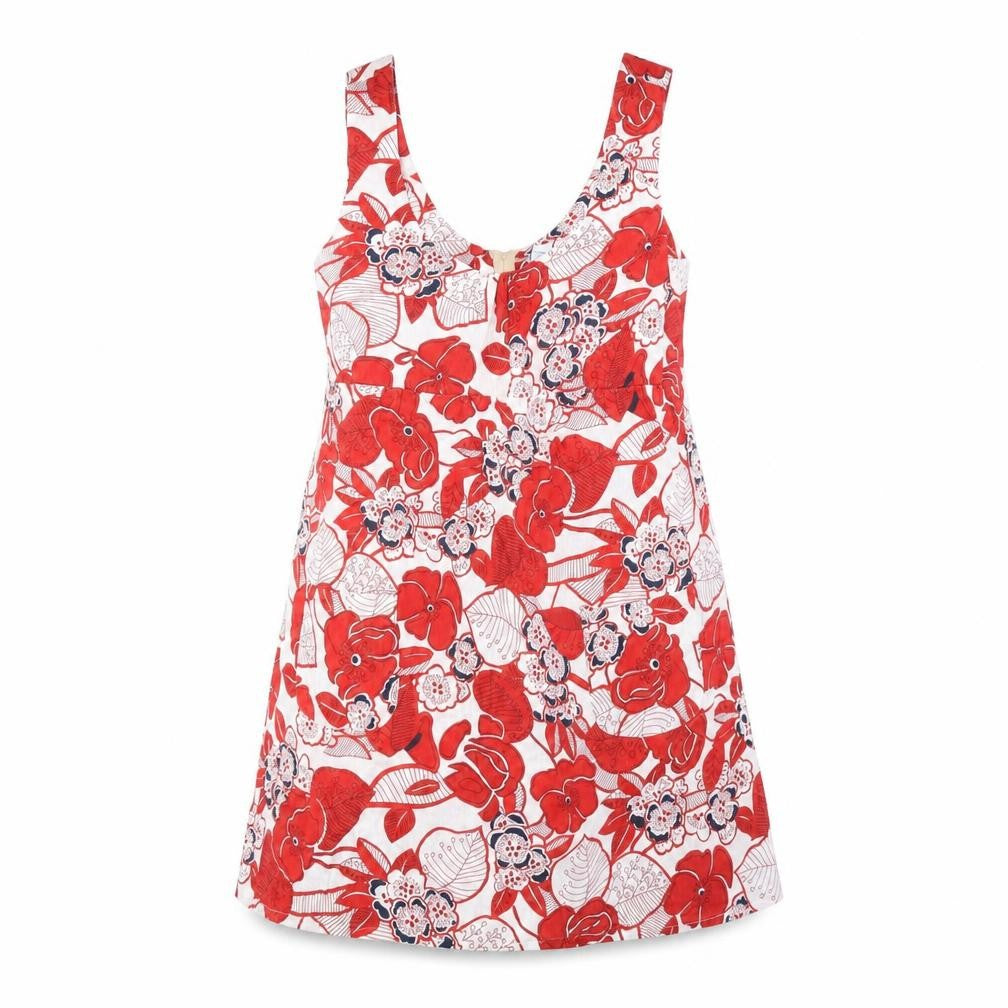 New Look Womens White Floral  A-Line  Size 12