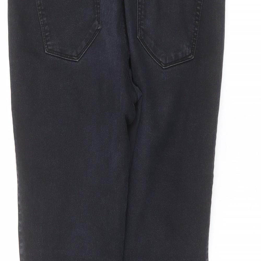 Denim & Co. Womens Black   Jegging Jeans Size 12 L26 in