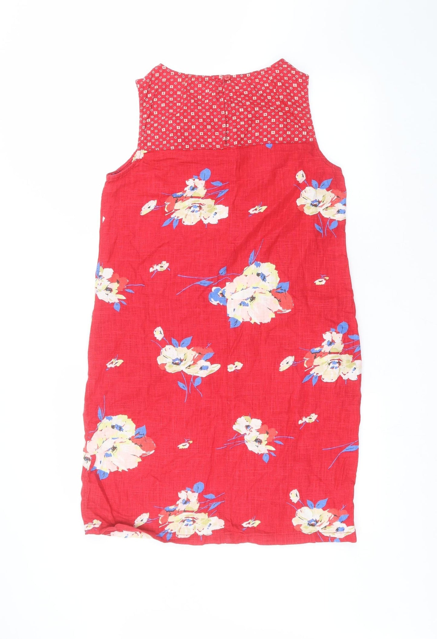 NEXT Womens Red Floral  A-Line  Size 10