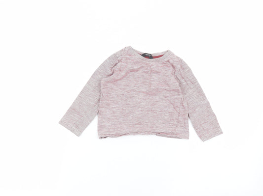 George Baby Red Striped  Basic T-Shirt Size 12-18 Months