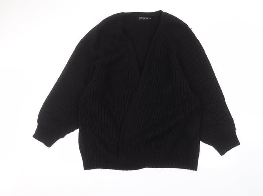 Brave Soul Womens Black   Jacket Coatigan Size M