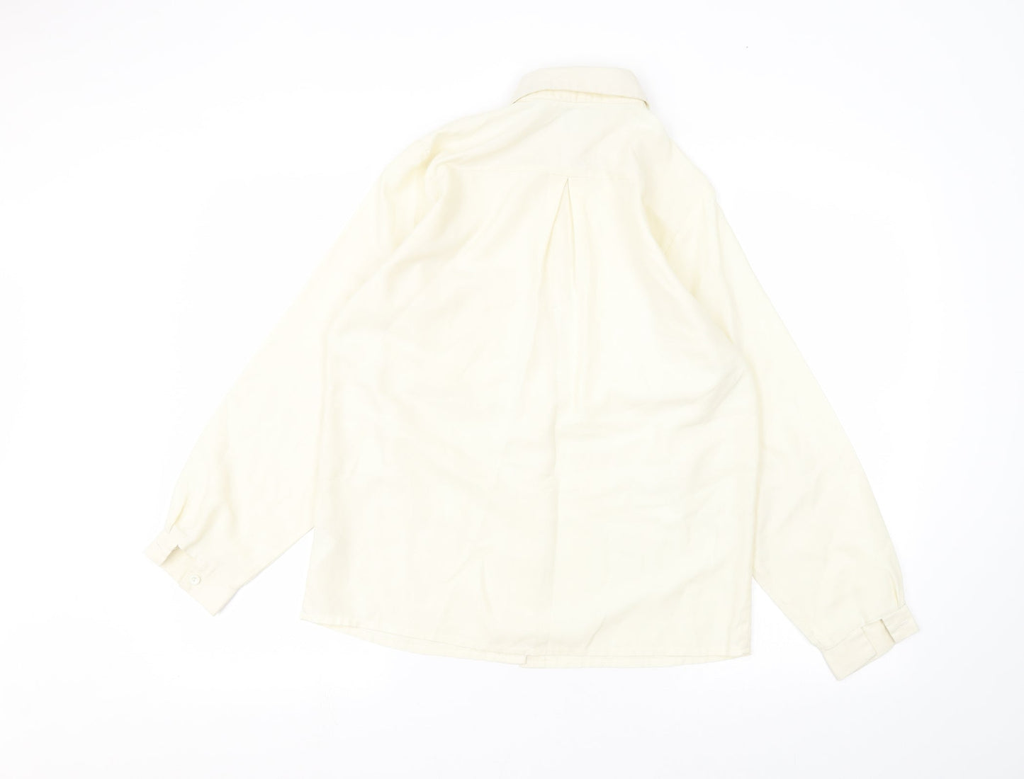 Hamells Womens White   Basic Button-Up Size 10