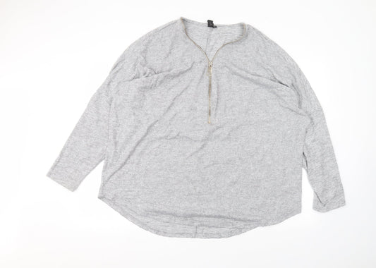 Preworn Womens Grey   Pullover Jumper Size 22