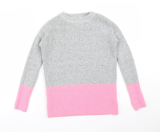 Primark Womens Multicoloured Colourblock  Pullover Sweatshirt Size XS