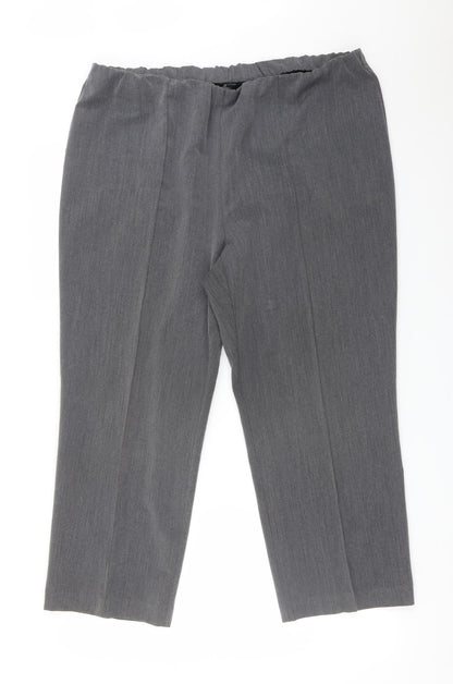 Bonmarché Womens Grey Trousers Size 18 L25 in