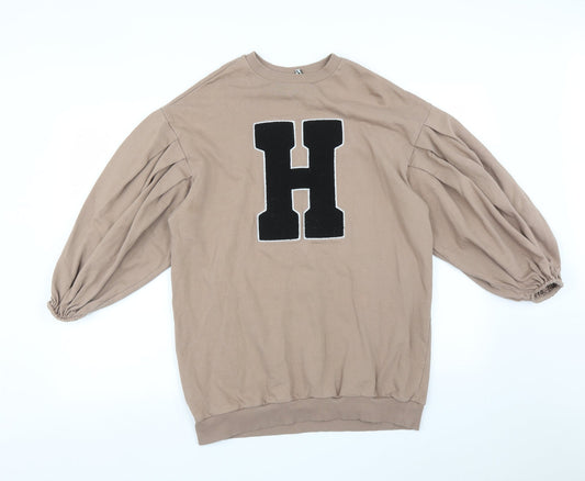 ASOS Womens Brown   Pullover Sweatshirt Size 8  - H