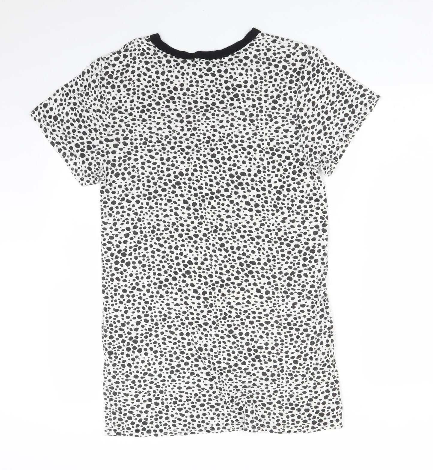 PRETTYLITTLETHING Womens Multicoloured Animal Print  Basic T-Shirt Size 8