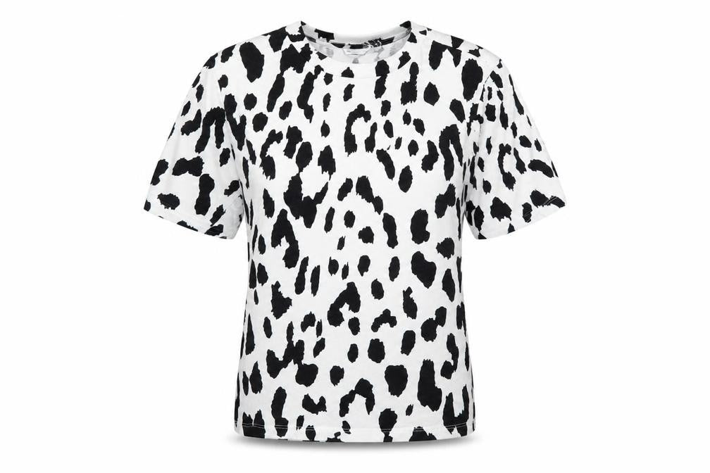 ASOS Womens Multicoloured Animal Print  Basic T-Shirt Size 8