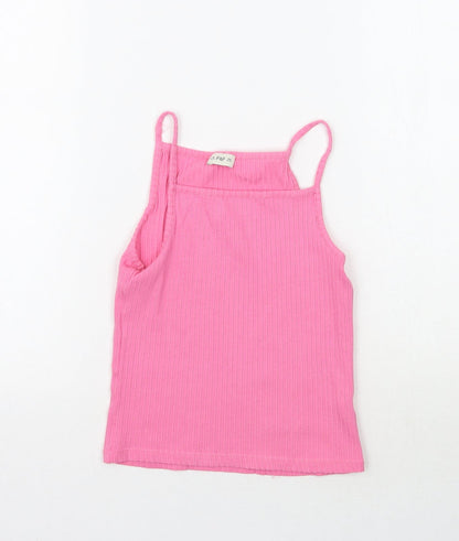 F&F Girls Pink   Basic Tank Size 8-9 Years