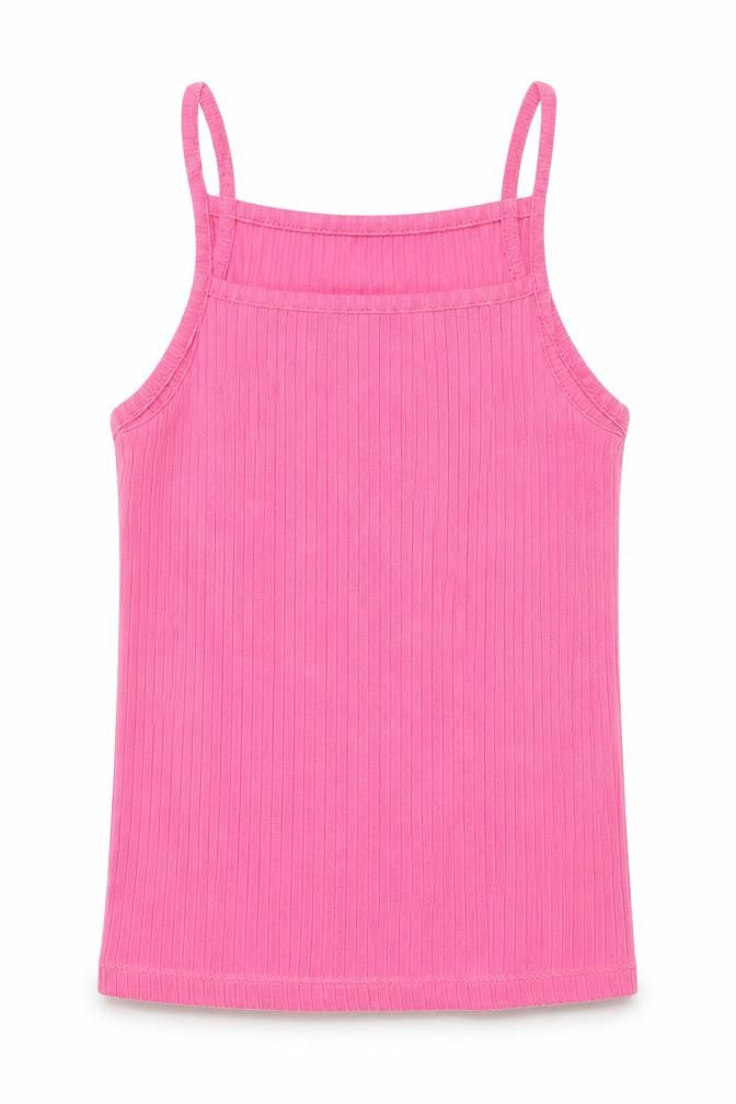 F&F Girls Pink   Basic Tank Size 8-9 Years