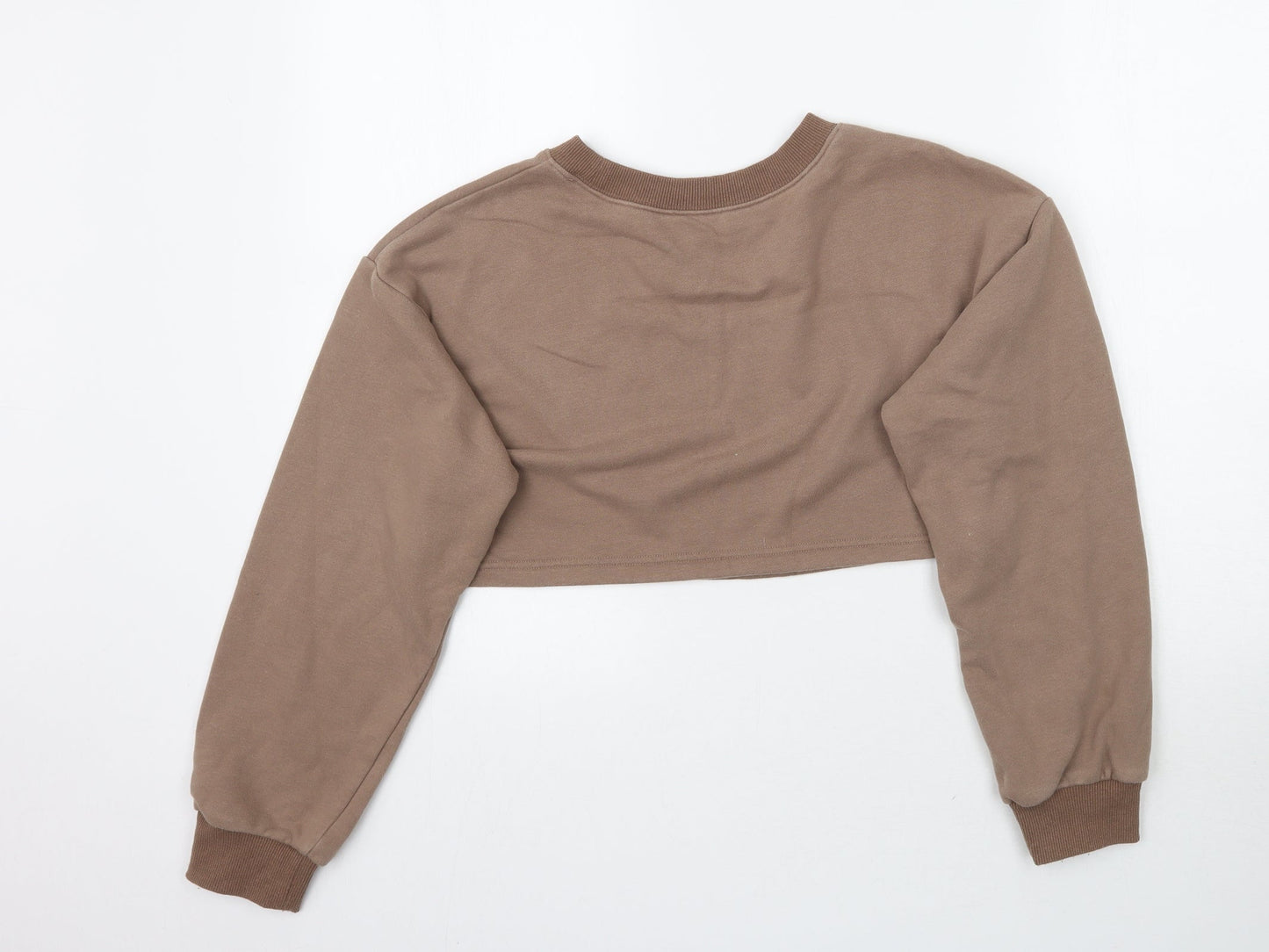 SheIn Womens Brown   Pullover Sweatshirt Size M