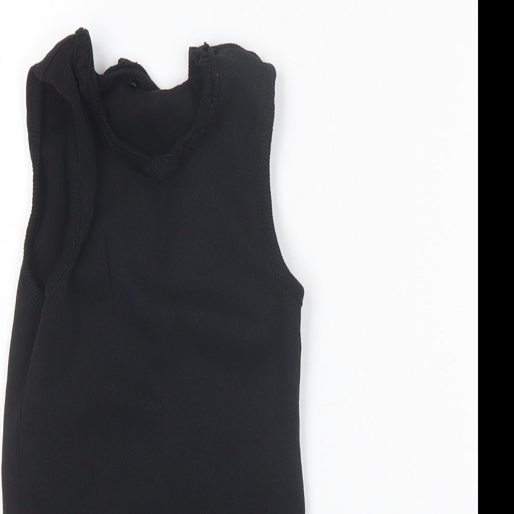 George Girls Black   Basic Tank Size 6-7 Years