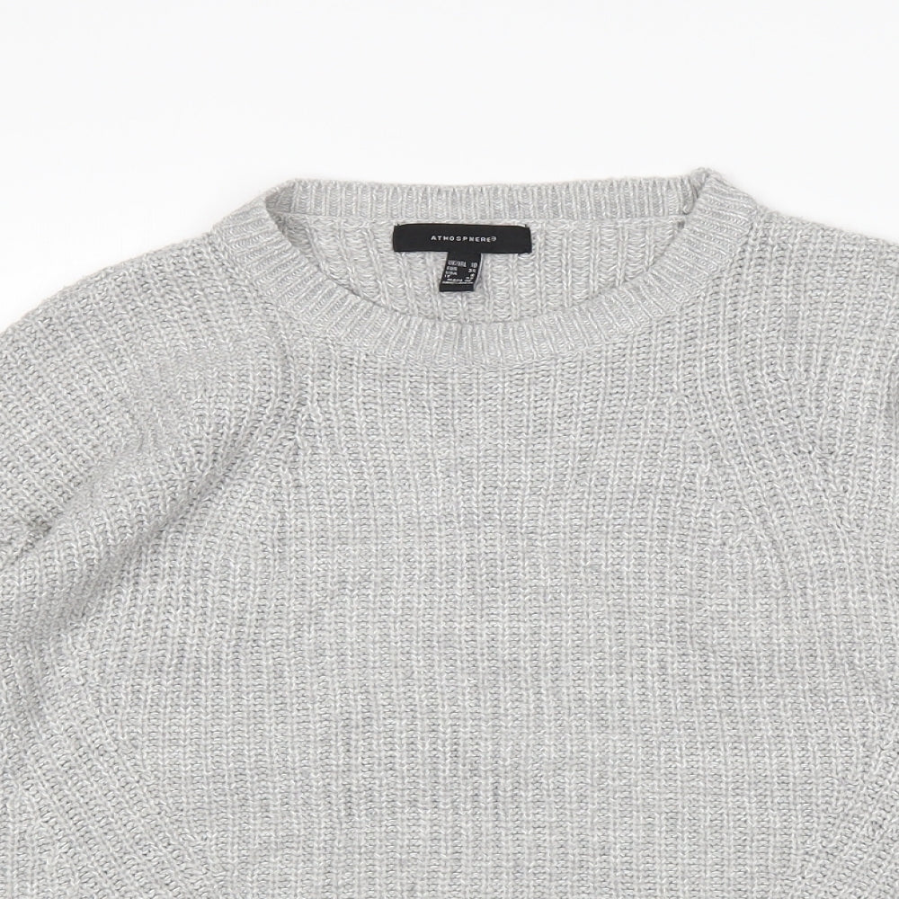 Atmosphere Womens Grey   Pullover Jumper Size 10