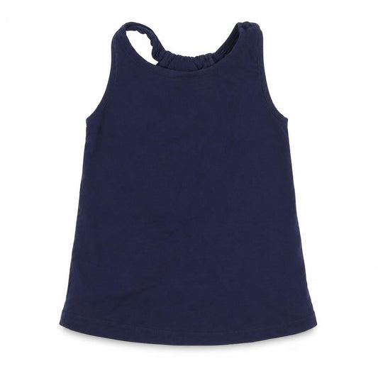 Nutmeg Girls Blue   Basic Tank Size 7-8 Years