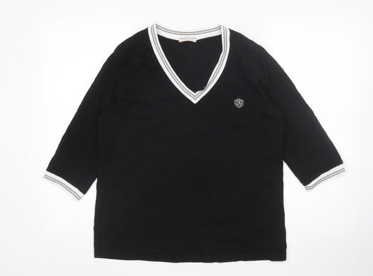 INVT Womens Black   Basic T-Shirt Size S