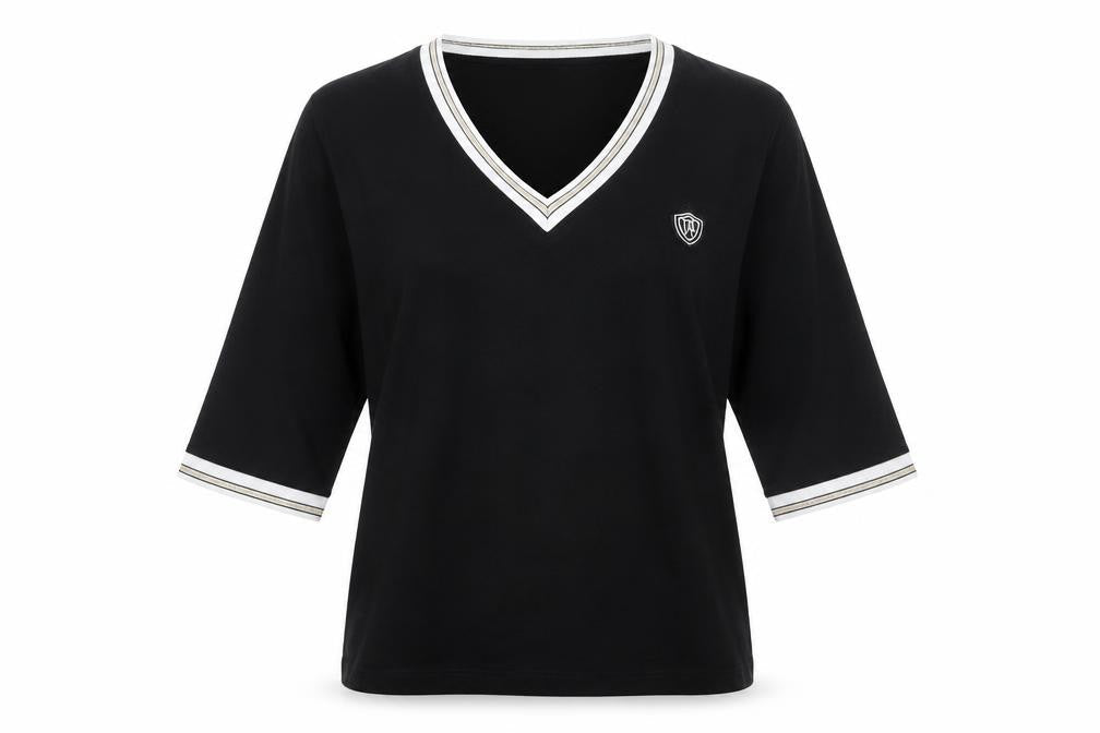 INVT Womens Black   Basic T-Shirt Size S