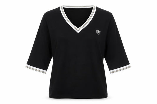 INVT Womens Black   Basic T-Shirt Size S