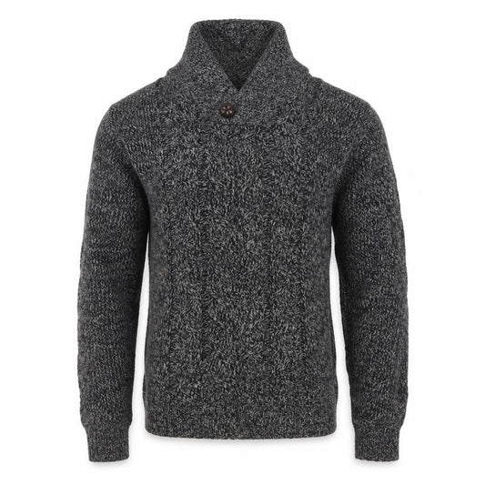 Cedar Wood State Mens Grey  Knit Pullover Sweatshirt Size S