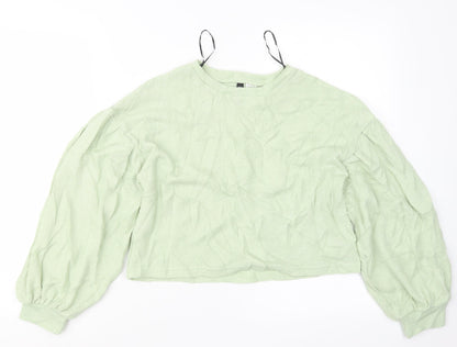 Divided by H&M Womens Green   Pullover Jumper Size XS