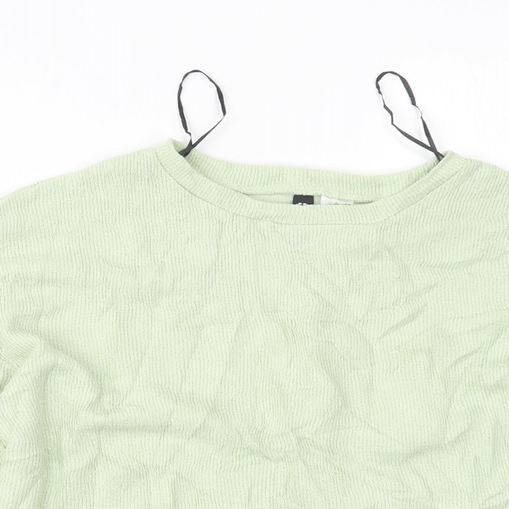 Divided by H&M Womens Green   Pullover Jumper Size XS