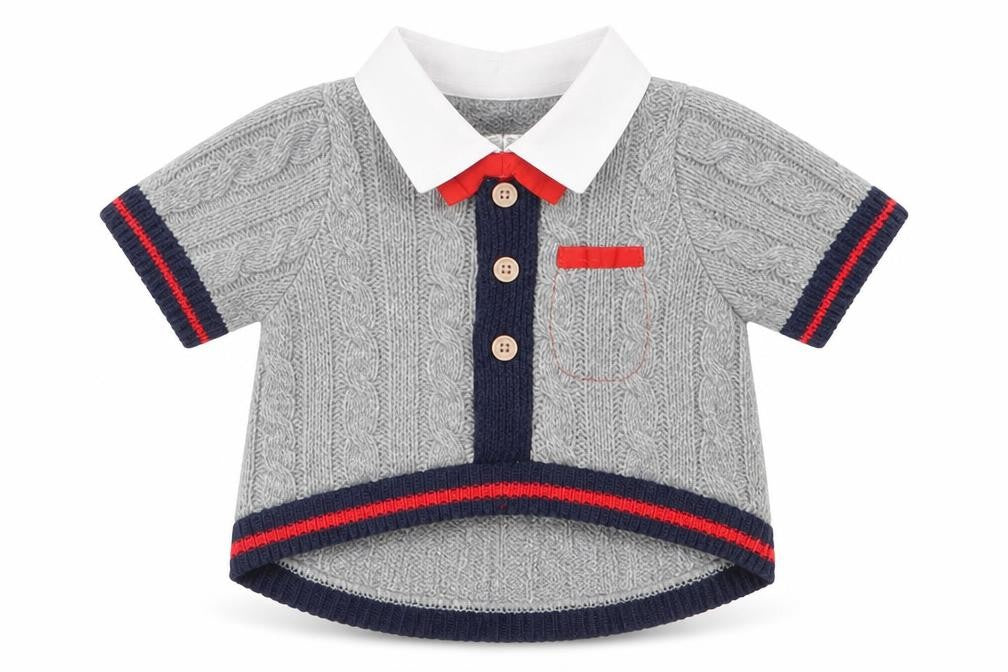 Accessorize Boys Grey   Pullover Jumper One Size