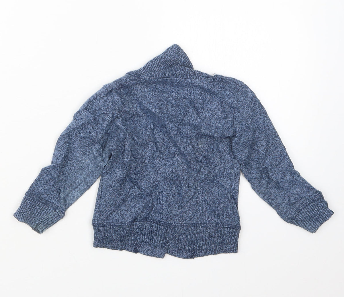 Rebel Boys Blue  Knit Cardigan Jumper Size 12-18 Months