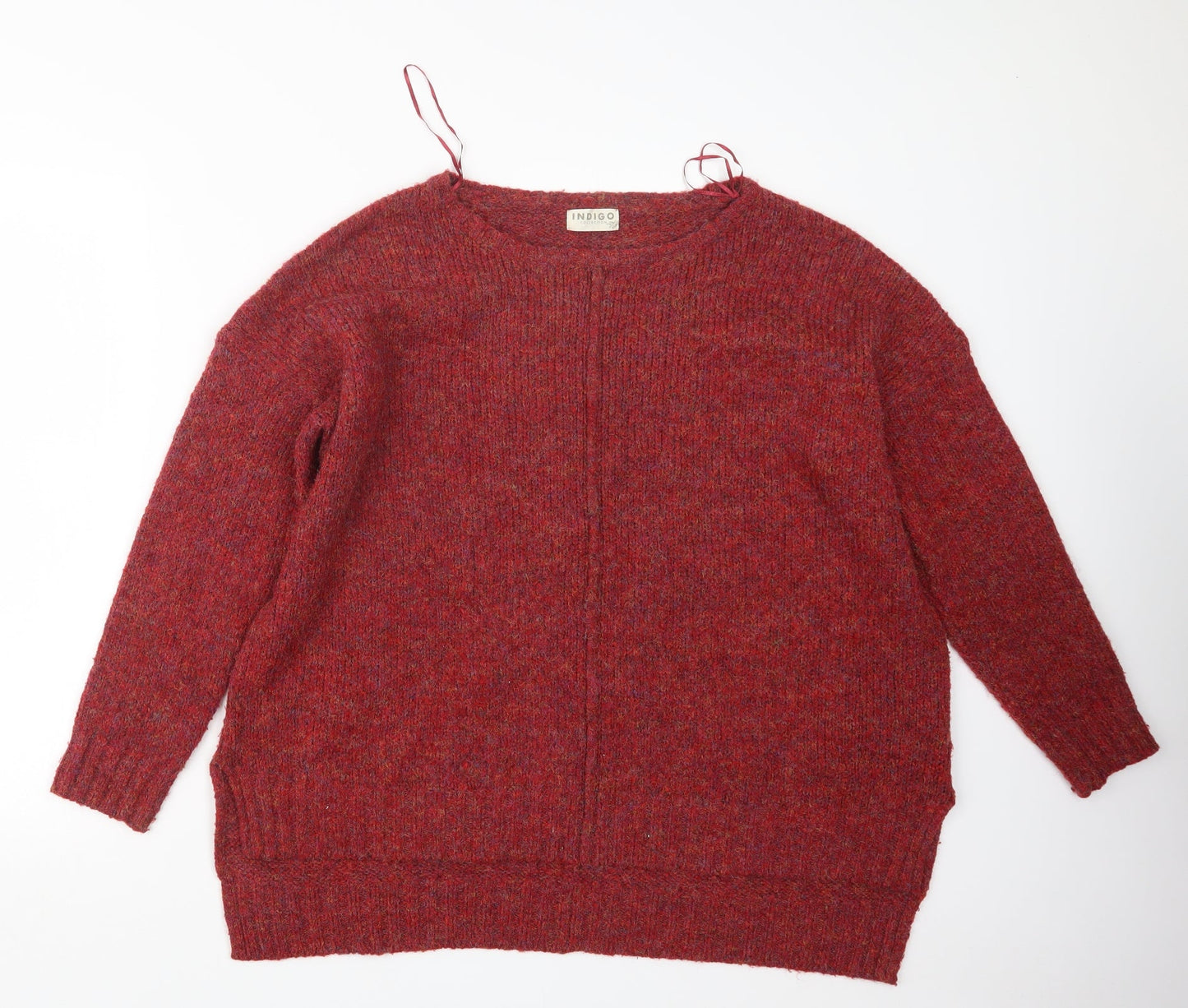 Marks and Spencer Womens Red  Knit Pullover Jumper Size L