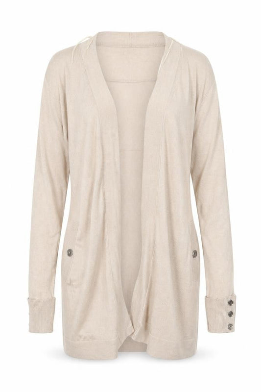 Preworn Womens Beige   Cardigan Jumper Size S