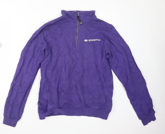 Charles River Apparel Womens Purple   Pullover Sweatshirt Size 2XS